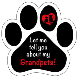 Let me tell you about my Grandpets Car Trunk Paw Magnet