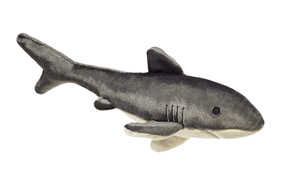 Dog Toy Mac The Shark Ultra-Plush Tuff Dog Toy