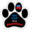 My Cat Is A Republican Paw Car Trunk Magnet