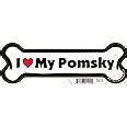 Pomsky - Bone Shaped Magnet