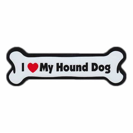 Hound Dog - Bone Shaped Magnet