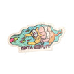 Diving Cat Punta Gorda, Florida Sticker