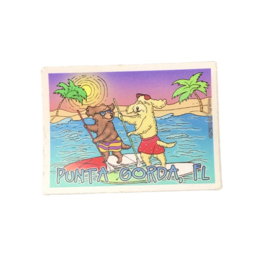Sup Doodles Punta Gorda, Florida Sticker Vinyl Decal