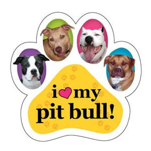Pitbull Paw Car Trunk Magnet