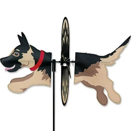 German Shepherd Garden Yard Spinner