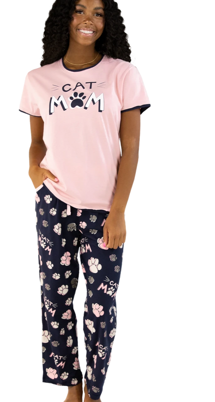 Women's Pajama Pants - Cat Mom