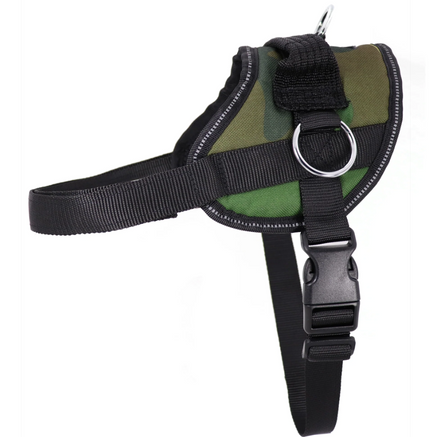 Our Reflective No Pull Easy Walking Dog Harness is designed for comfort and safety when walking your dog. With the handle for control and the option of three areas to attach your leash, it gives you the ultimate control of your pet. The border of the No Pull Harness is reflective for added visibility for night walks.