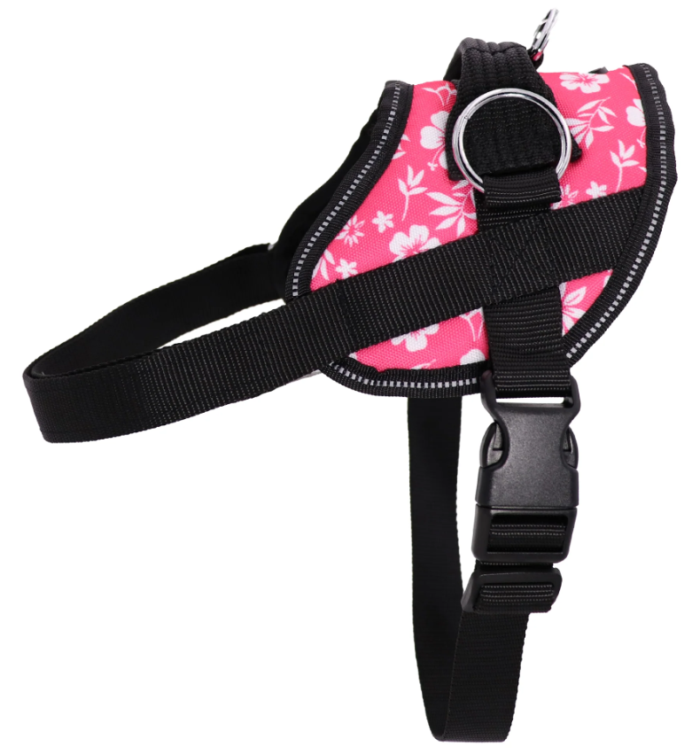 Our Reflective No Pull Easy Walking Dog Harness is designed for comfort and safety when walking your dog. With the handle for control and the option of three areas to attach your leash, it gives you the ultimate control of your pet. The border of the No Pull Harness is reflective for added visibility for night walks.