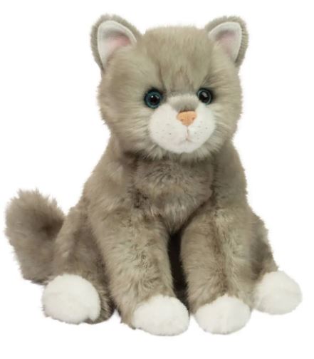 Gray Cat Plush Cat Stuffed Animal 