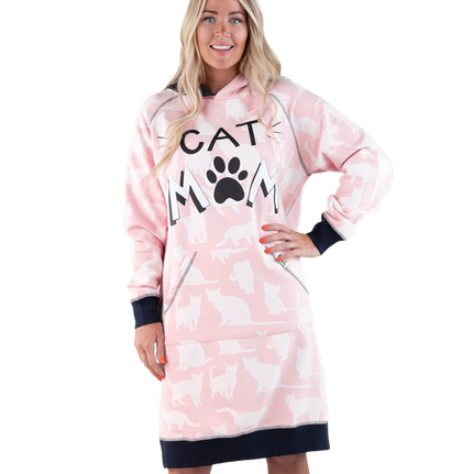 Cat Mom Sleep Hoodie