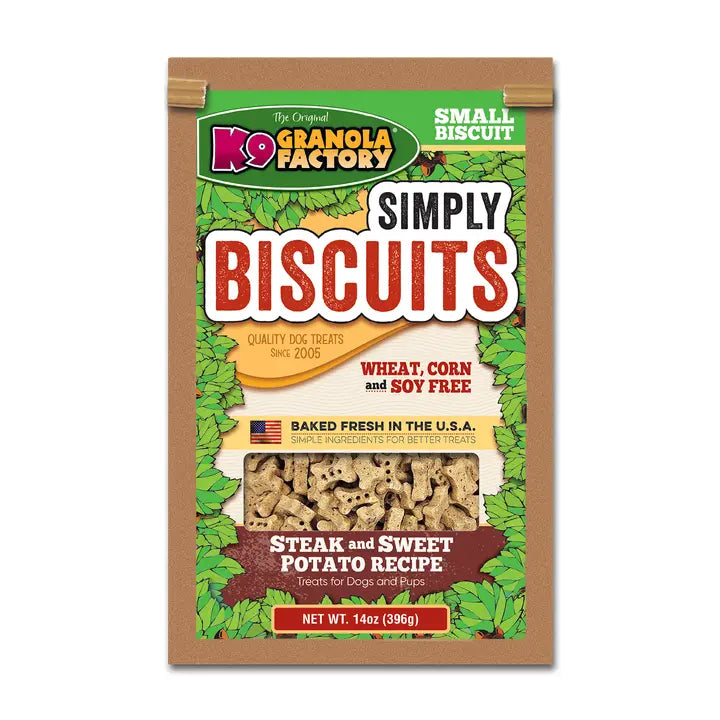 Simply Biscuits Steak & Sweet Potato 14oz Small