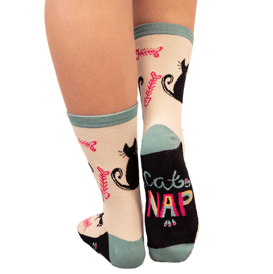 Cat Nap Crew Sock