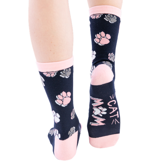 Cat Mom Crew Sock