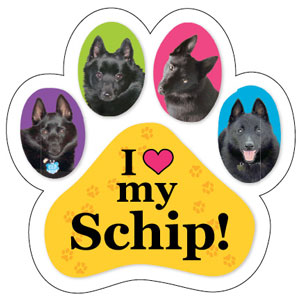Schipperke Paw Car Trunk Magnet