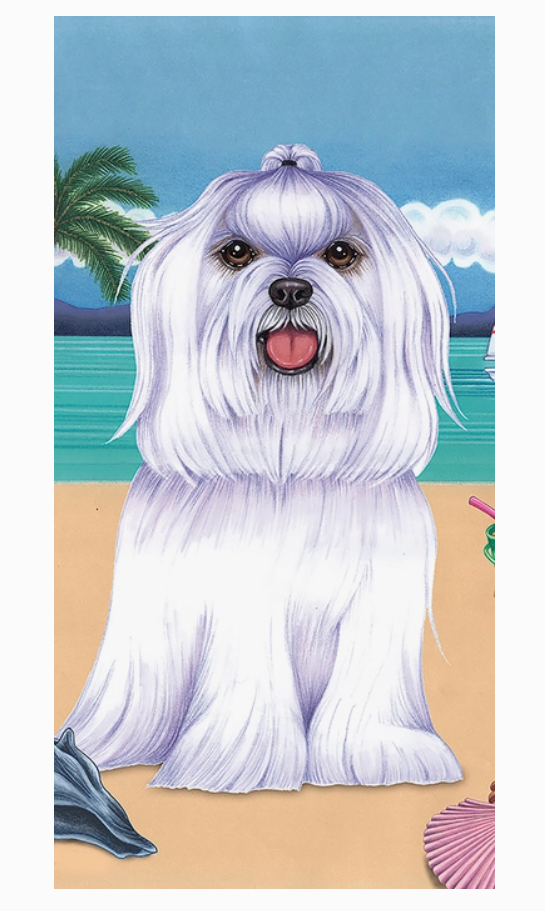 Maltese Bath Beach Towel