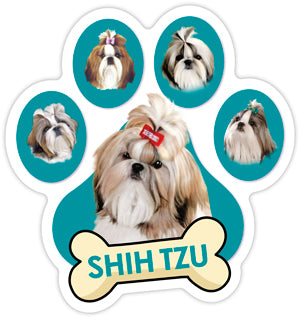 Shih tzu Paw Trunk Car Magnet