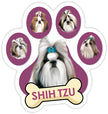 Shih Tzu Paw Car Trunk Magnet Purple