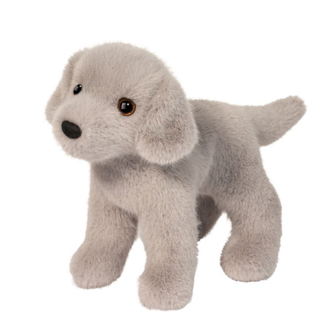 Silver Labrador Plush Dog Stuffed Animal 