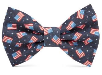 Doggie Bow Tie- Stars & Stripes