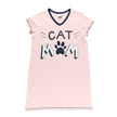 Cat Mom Vneck Nightshirt