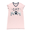 Cat Mom Vneck Nightshirt