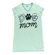 Dog Mom Vneck Nightshirt