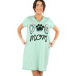 Dog Mom Vneck Nightshirt