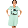 Dog Mom Vneck Nightshirt