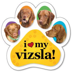Vizsla Paw Car Trunk Magnet