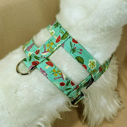 Wild Flowers Dog Harness