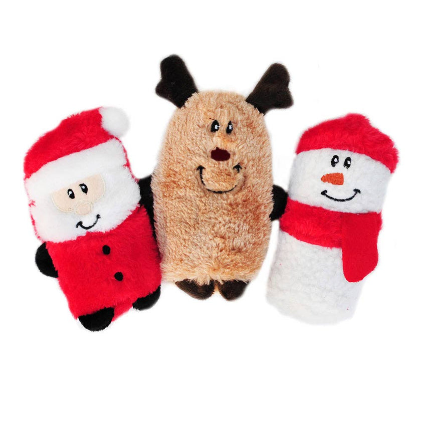ZippyPaws Holiday Squeakie Buddies 3pk
