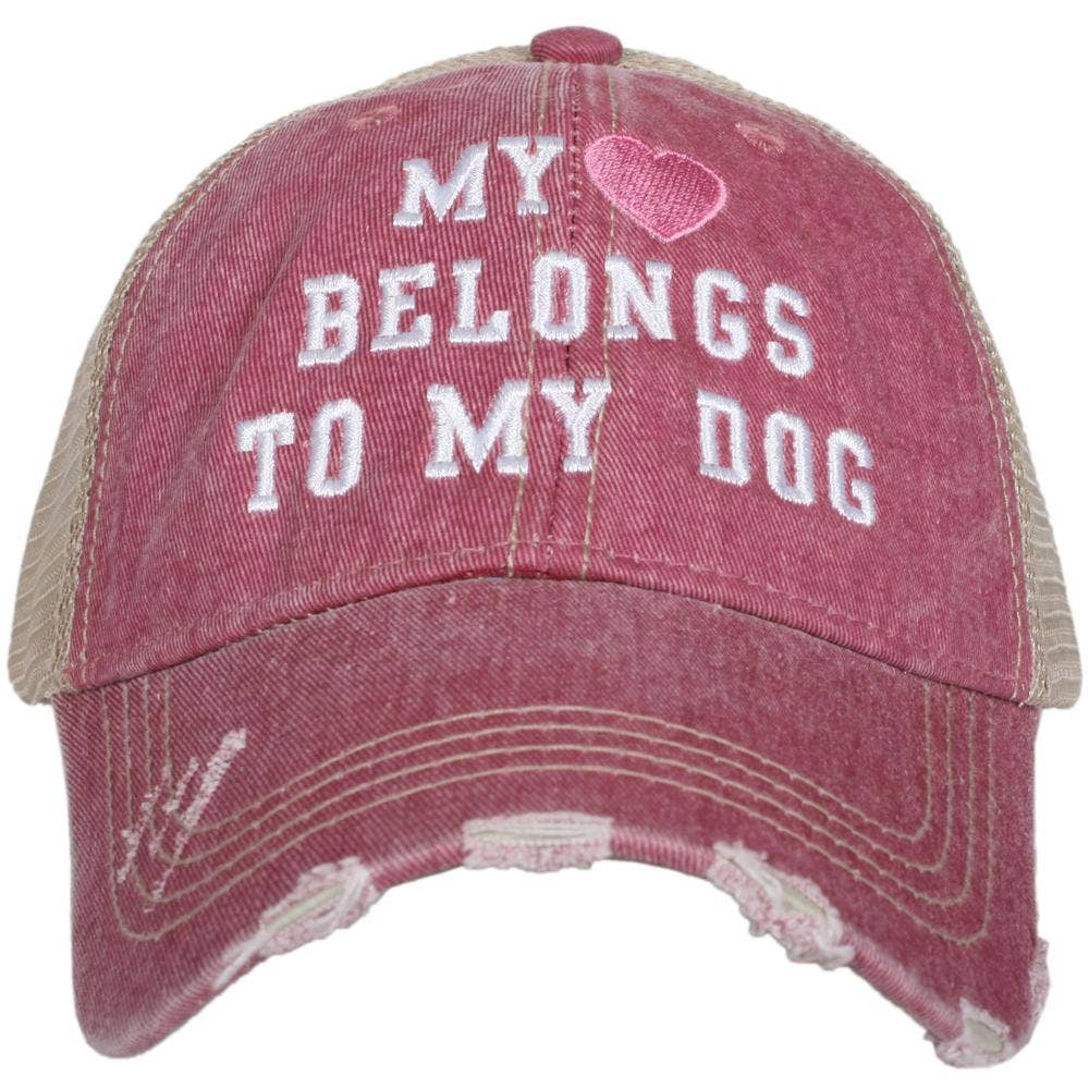 My Heart Belongs To My Dog Trucker Hat