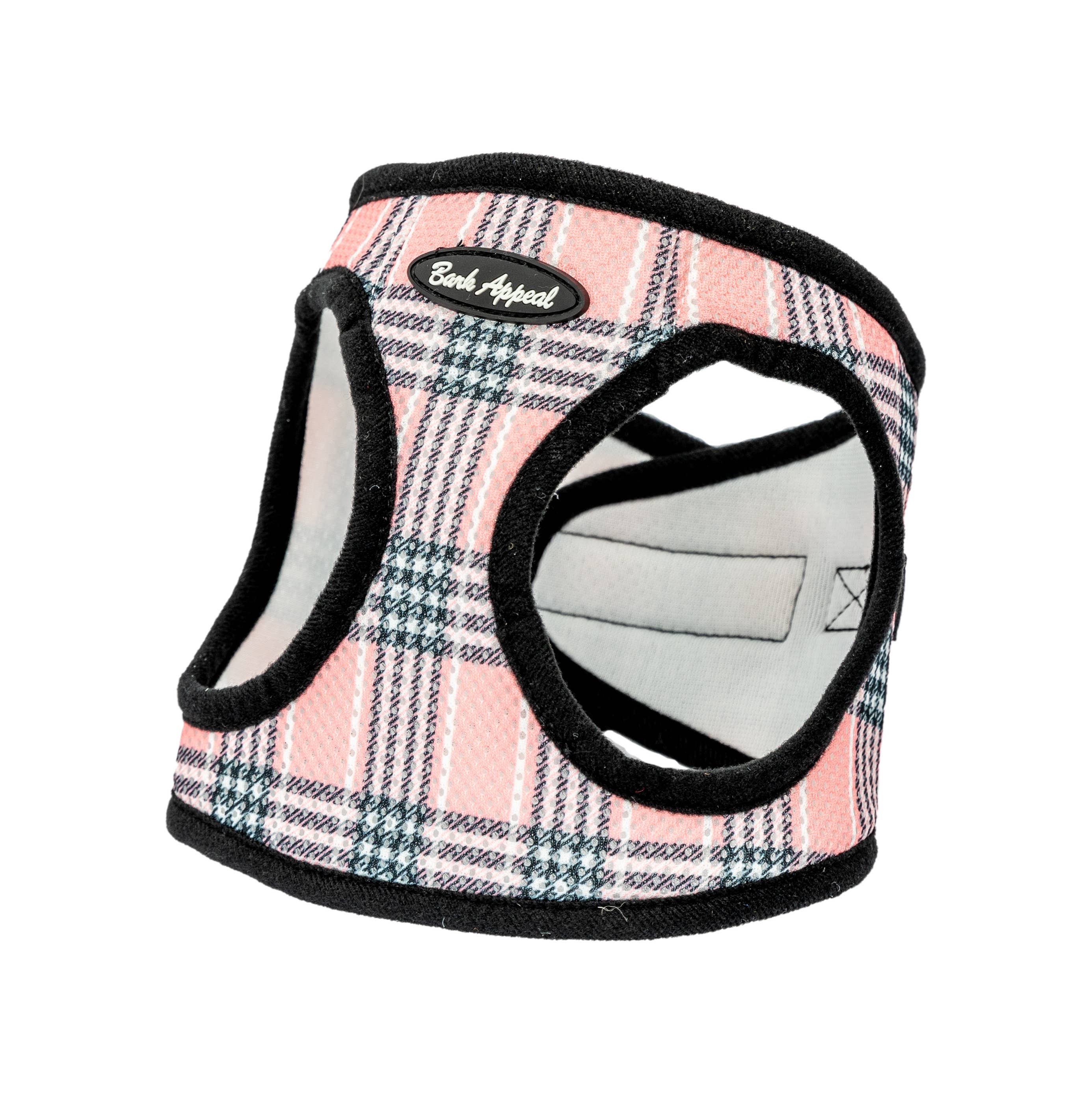 Plaid Mesh Step in Harness