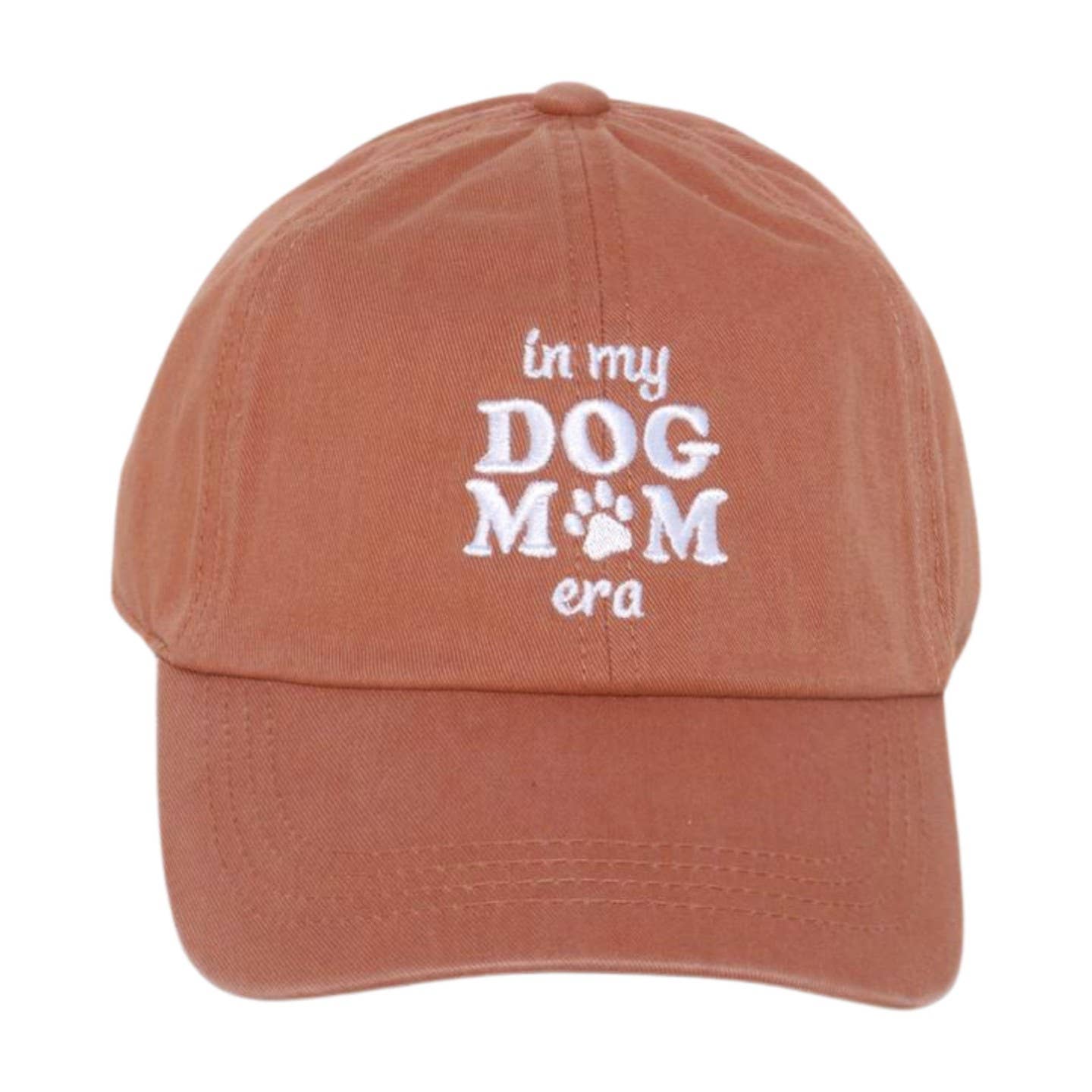 In My Dog Mom Era Embroidered Baseball Cap