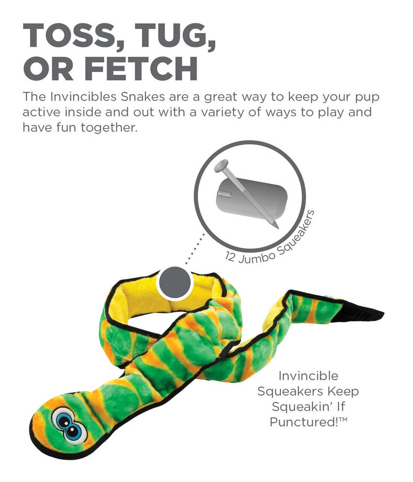 Outward Hound Invincibles Snake Green XXL