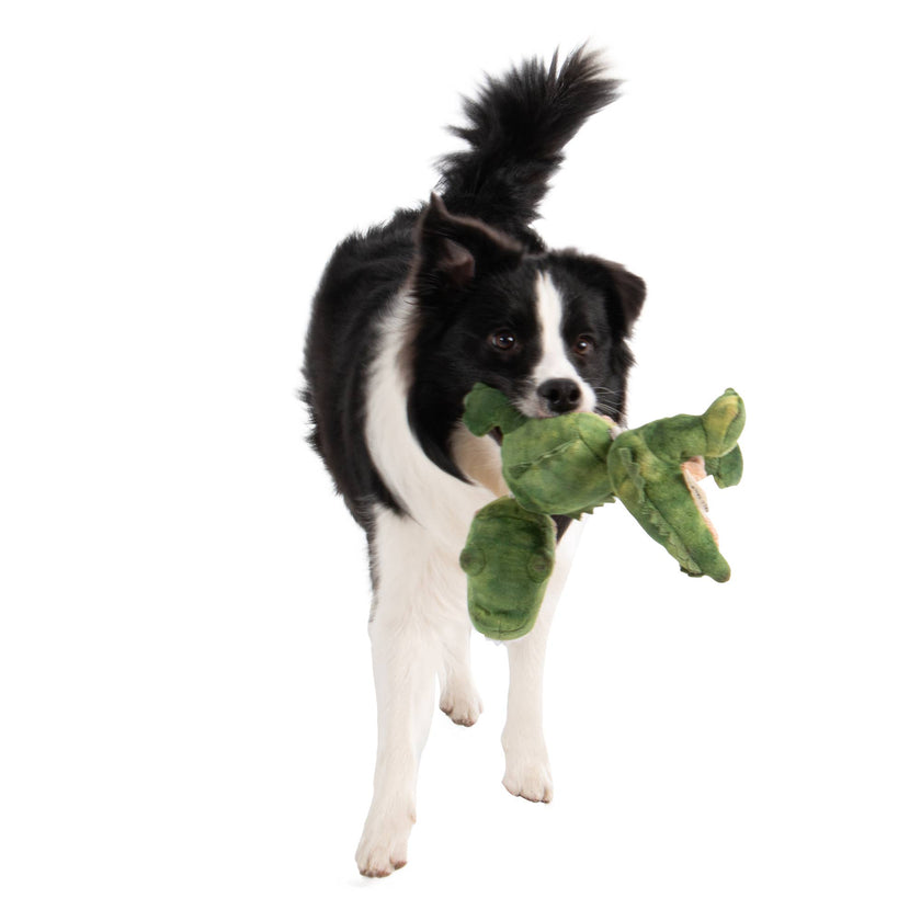 Tall Tails Gator Jointed Shake Play Dog Toy