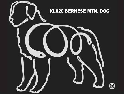 Bernese Mountain Dog K-line Window Tattoo