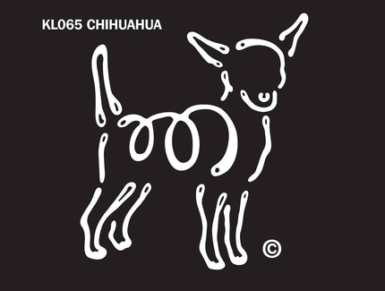 Chihuahua K-line Window Tattoo