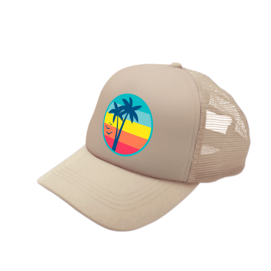 Trucker Hat for Dogs/Cats- Palm Trees