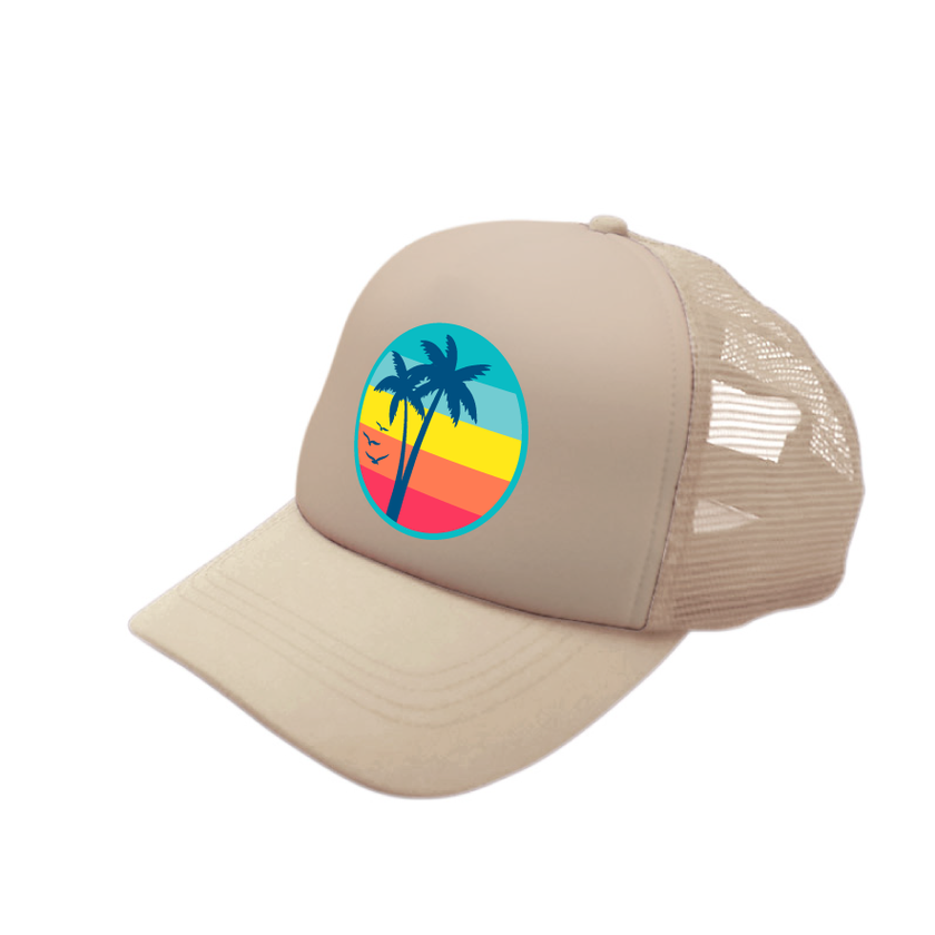 Trucker Hat for Dogs/Cats- Palm Trees