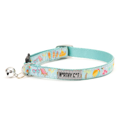 Cat Collar Life's a Beach Breakaway Collar