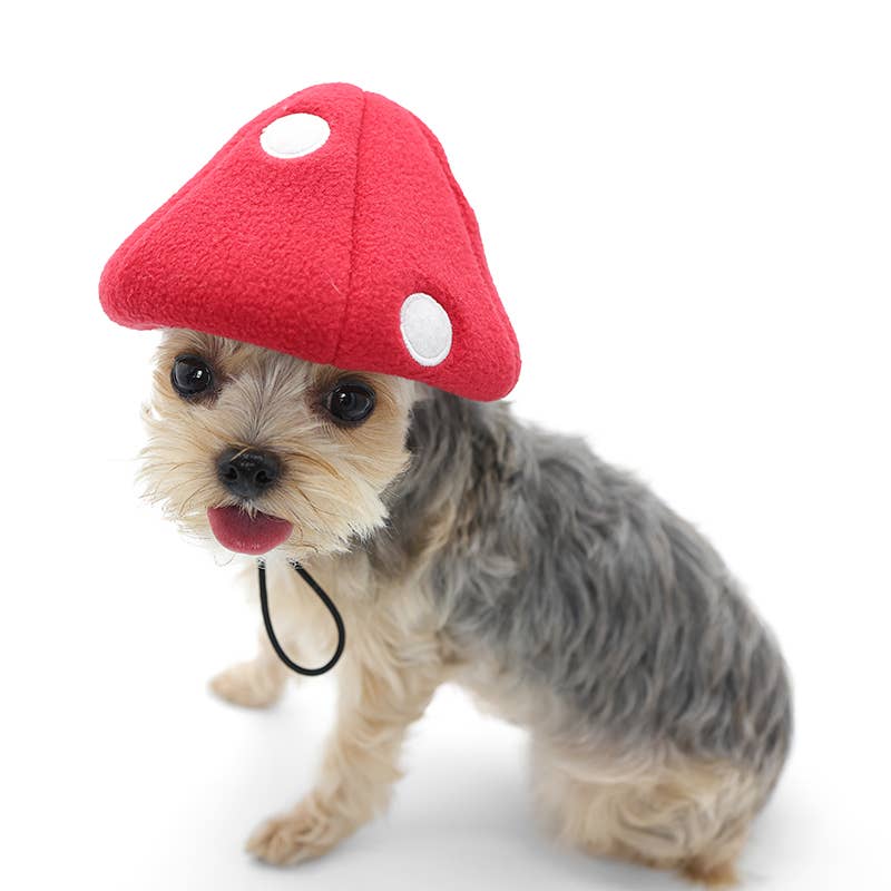 Mushroom Dog or Cat Costume Hat