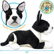 Plush Boston Terrier Baxter The Boston Terrier Stuffed Animal Plush