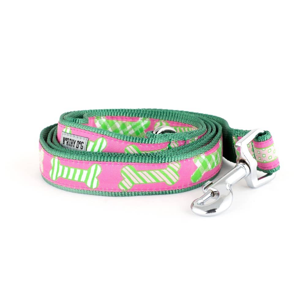 Preppy Bones Lead Leash