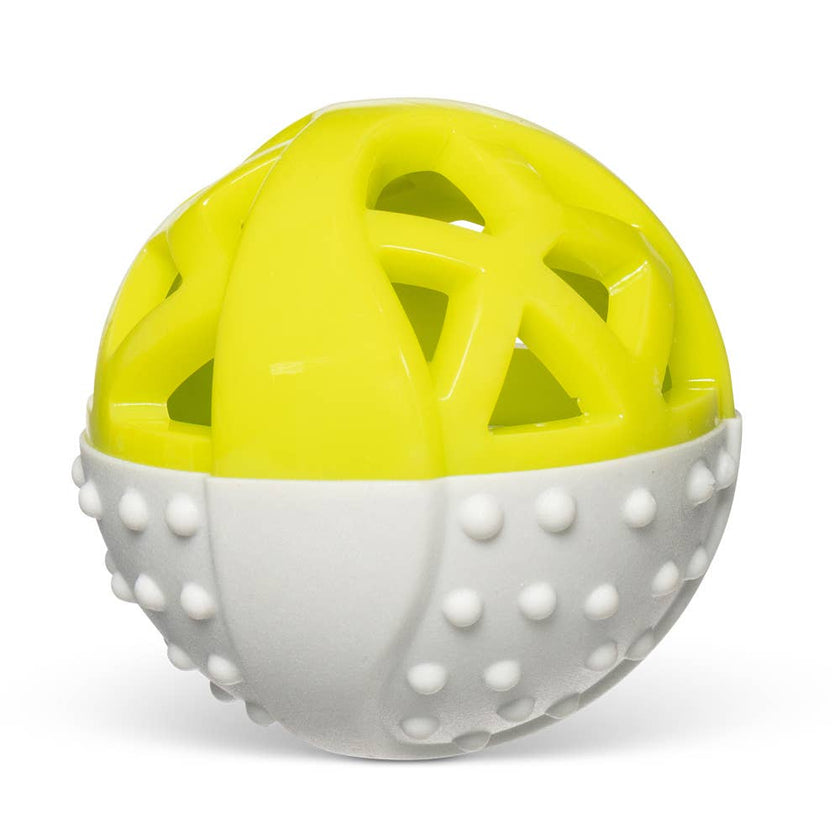 Totally Pooched Catch n' Squeak Ball Foam Rubber Grey/Green