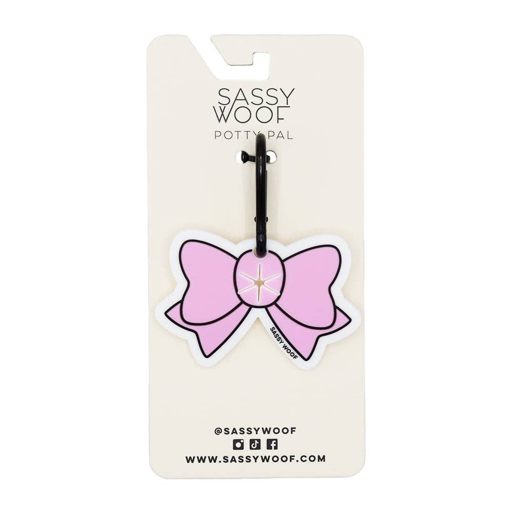 Potty Pal Pink Bow With Clasp