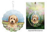 Goldendoodle (Blonde) - Wind Spinner