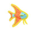 DuraForce Jr Angel Fish - Orange, Durable, Squeaky Dog Toy