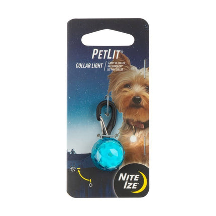 Nite Ize PetLit Collar Light - Turquoise Jewel
