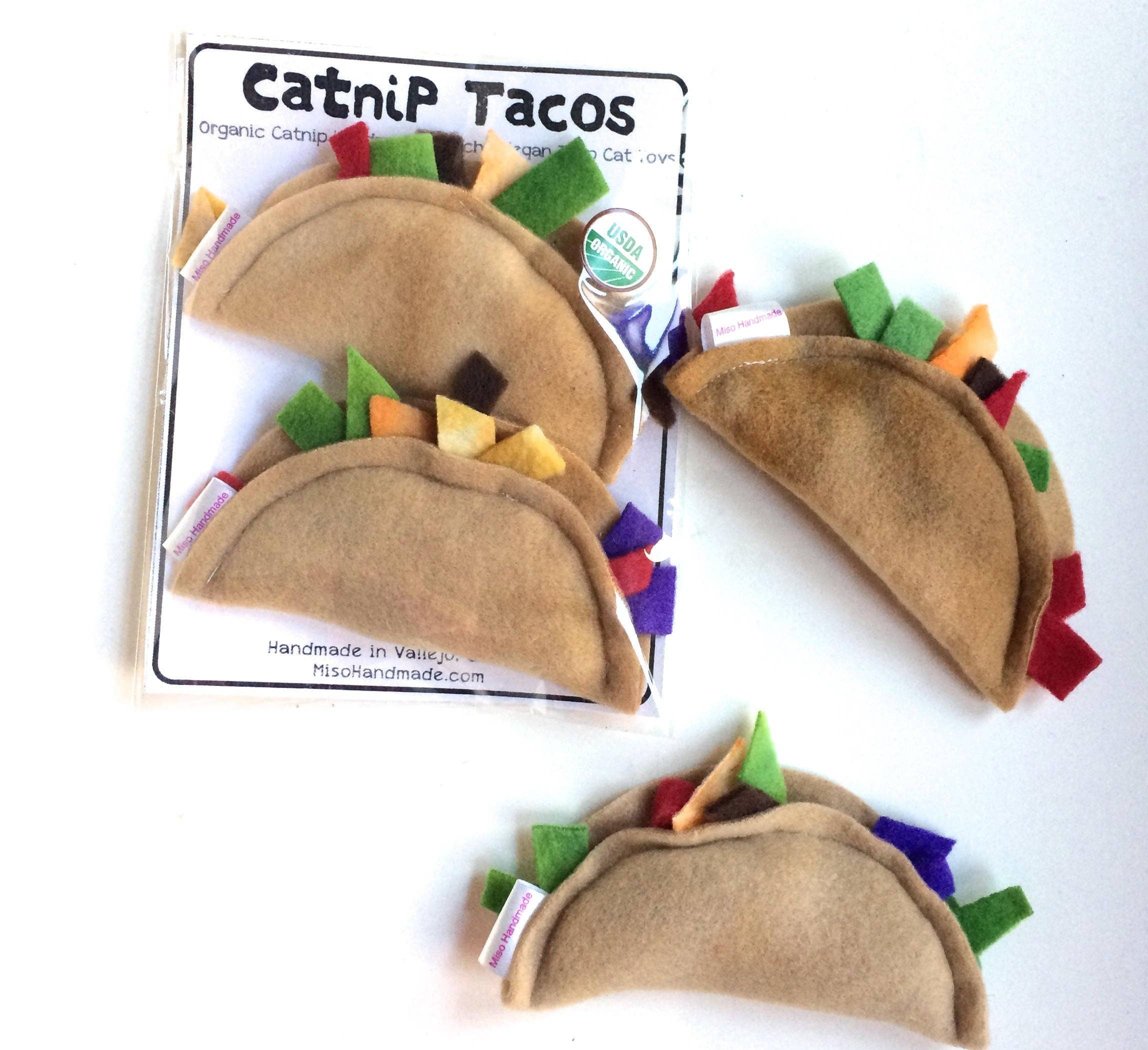 Cat Toy Catnip Tacos Plus Set of Two